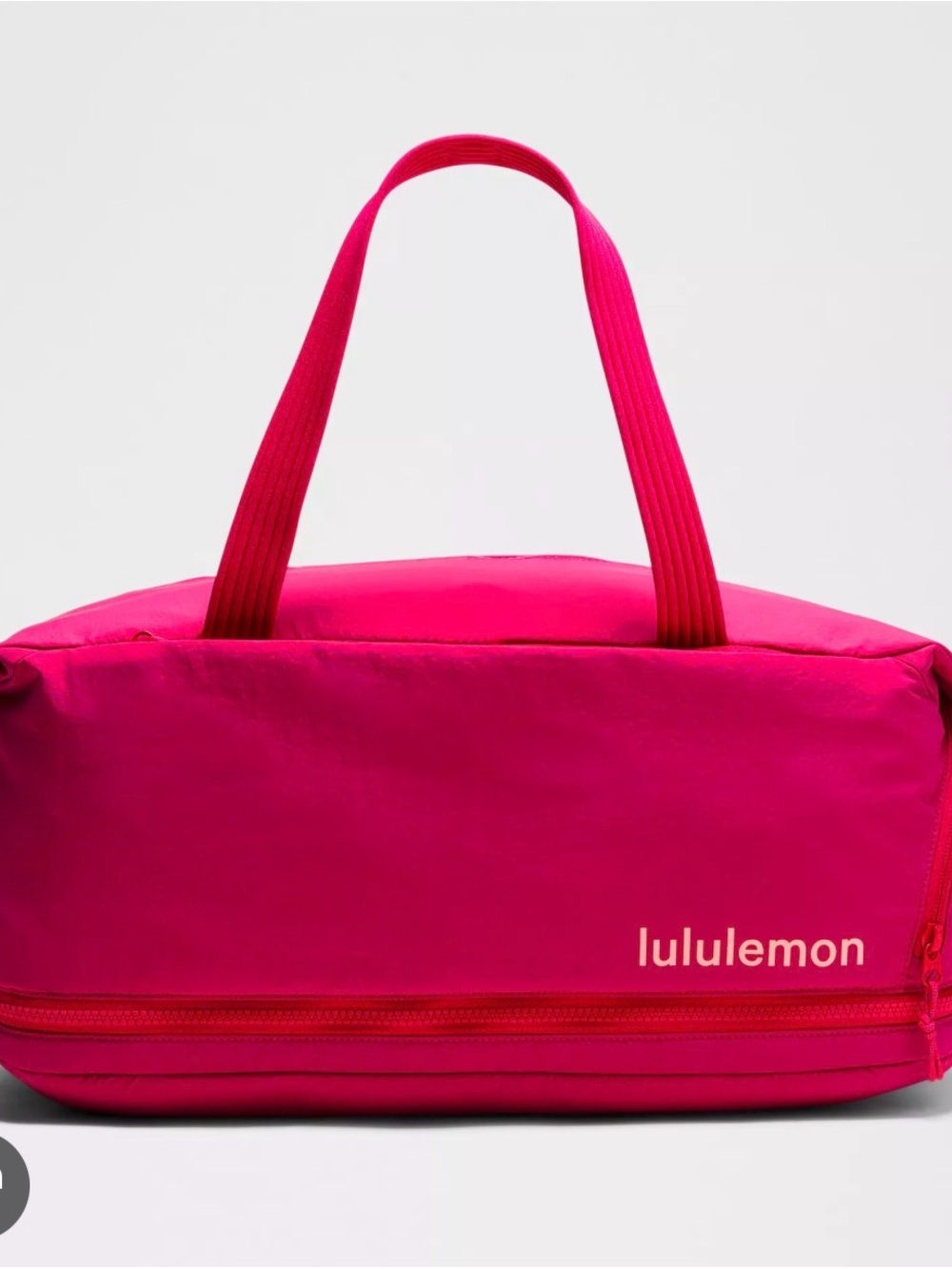 lululemon Bright Pink 3 in 1 Gym Duffle Bag